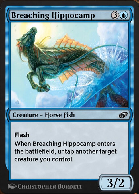 Magic the Gathering Card - Breaching Hippocamp - MTG Circle