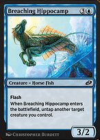 Magic the Gathering Card - Breaching Hippocamp - MTG Circle