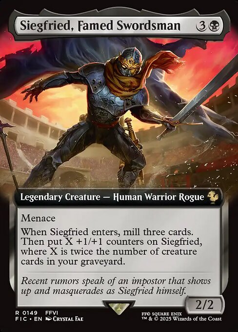 Magic the Gathering Card - Siegfried, Famed Swordsman - MTG Circle