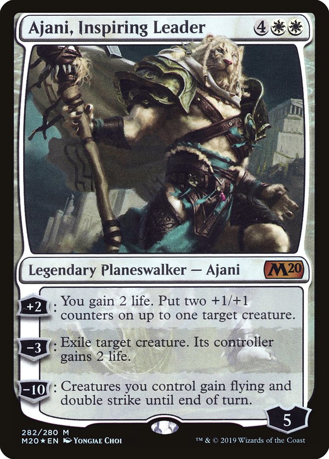 Magic the Gathering Card - Ajani, Inspiring Leader - MTG Circle