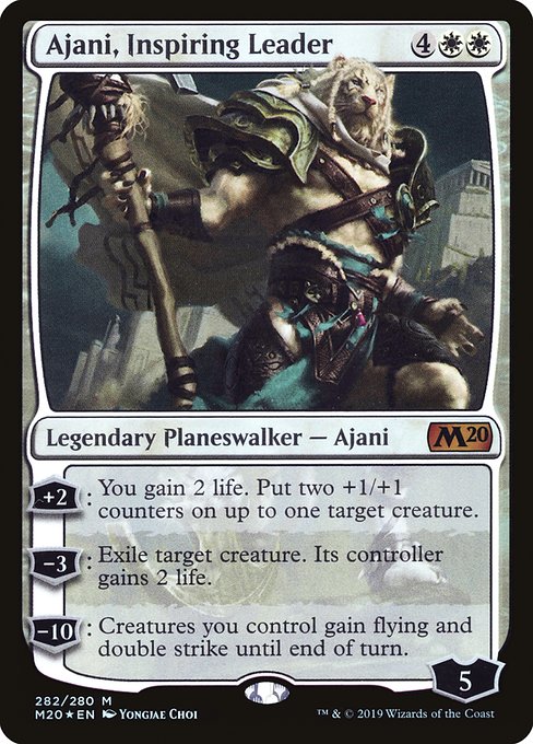 Magic the Gathering Card - Ajani, Inspiring Leader - MTG Circle