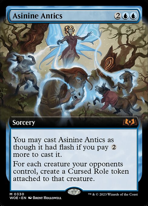 Magic the Gathering Card - Asinine Antics - MTG Circle