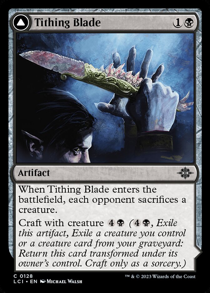 Magic the Gathering Card - Tithing Blade - MTG Circle