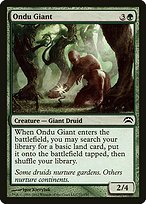 Magic the Gathering Card - Ondu Giant - MTG Circle