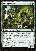 Magic the Gathering Card - Kraul Foragers - MTG Circle