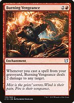 Magic the Gathering Card - Burning Vengeance - MTG Circle