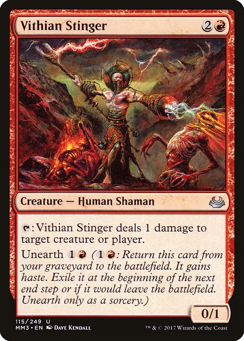Magic the Gathering Card - Vithian Stinger - MTG Circle