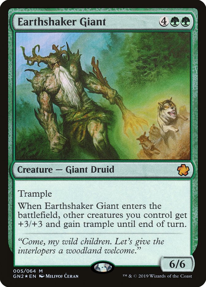 Magic the Gathering Card - Earthshaker Giant - MTG Circle