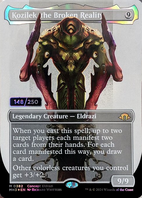 Magic the Gathering Card - Kozilek, the Broken Reality - MTG Circle