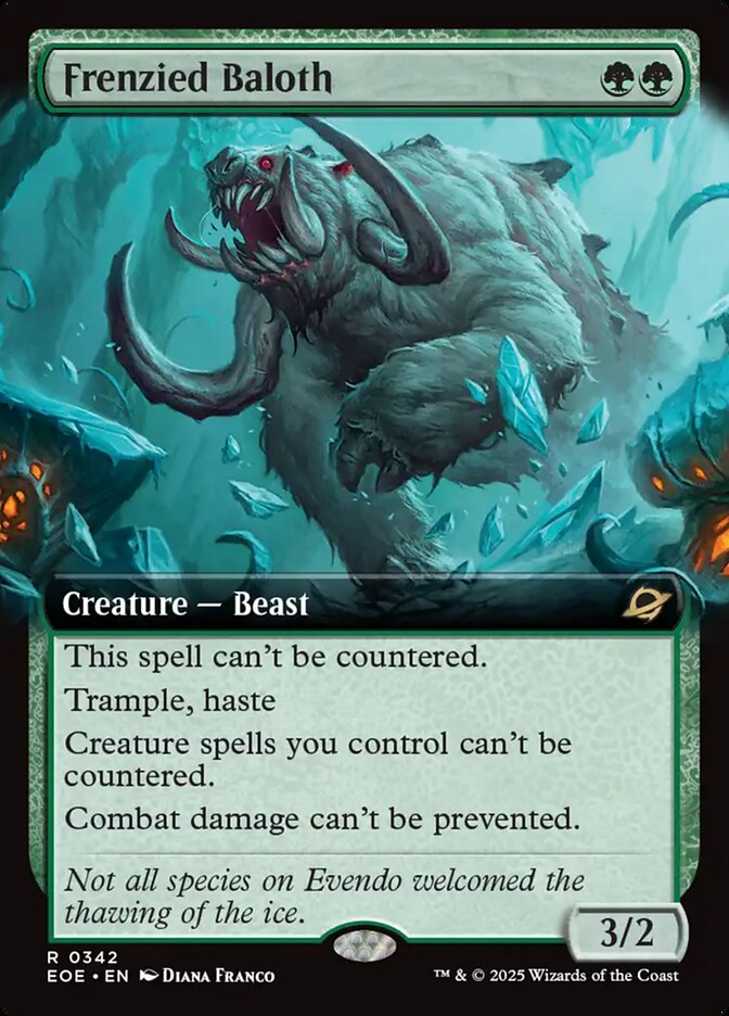 Magic the Gathering Card - Frenzied Baloth - MTG Circle