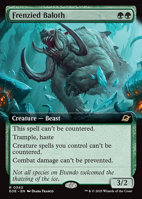 Magic the Gathering Card - Frenzied Baloth - MTG Circle