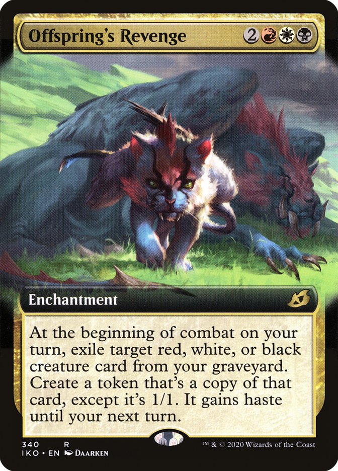 Magic the Gathering Card - Offspring's Revenge - MTG Circle