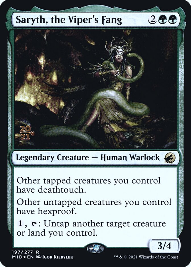 Magic the Gathering Card - Saryth, the Viper's Fang - MTG Circle