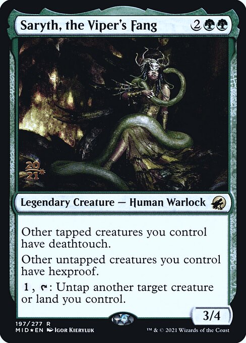 Magic the Gathering Card - Saryth, the Viper's Fang - MTG Circle