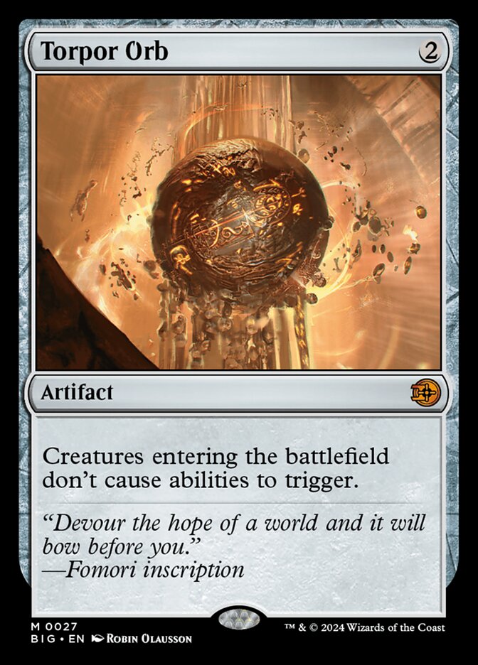 Magic the Gathering Card - Torpor Orb - MTG Circle