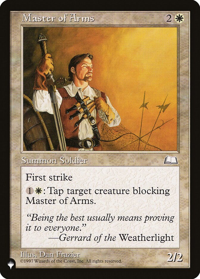 Magic the Gathering Card - Master of Arms - MTG Circle