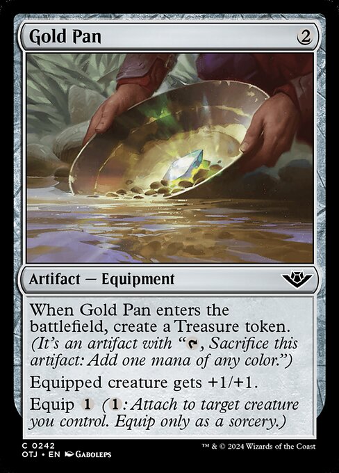 Magic the Gathering Card - Gold Pan - MTG Circle