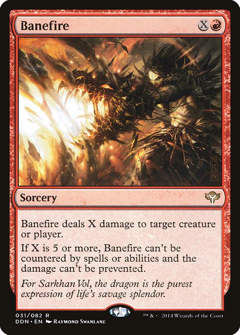 Magic the Gathering Card - Banefire - MTG Circle