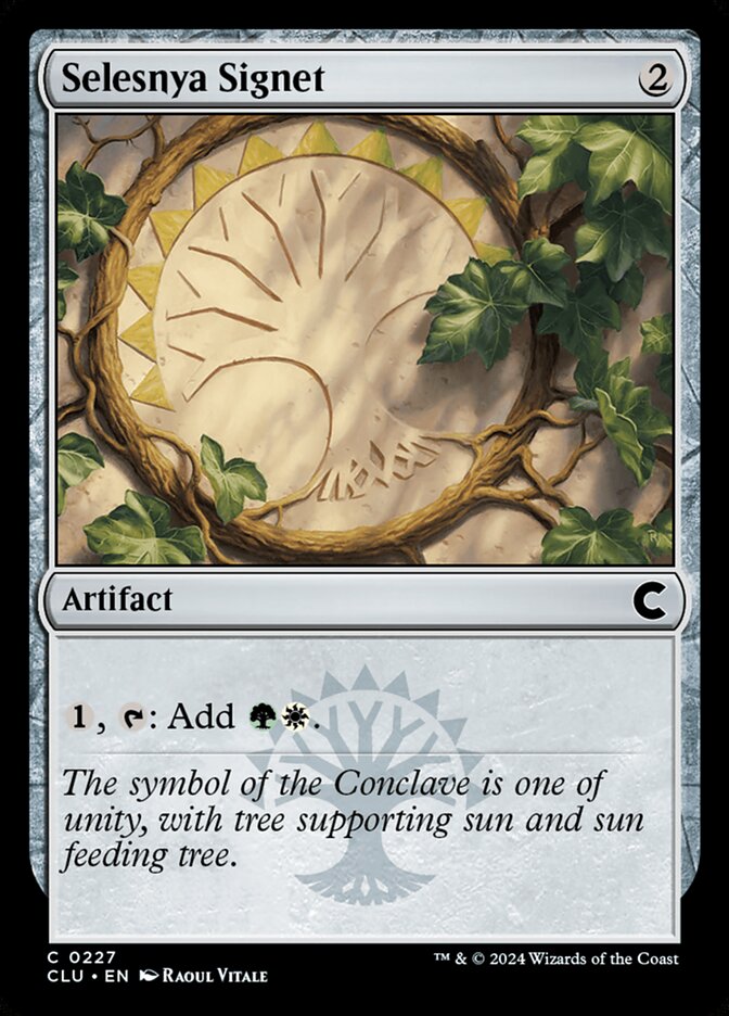 Magic the Gathering Card - Selesnya Signet - MTG Circle