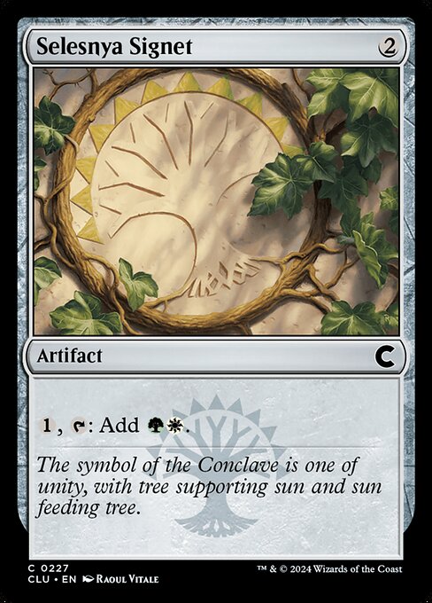Magic the Gathering Card - Selesnya Signet - MTG Circle