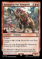 Magic the Gathering Card - Rampaging War Mammoth - MTG Circle