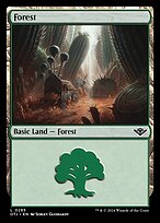 Magic the Gathering Card - Forest - MTG Circle