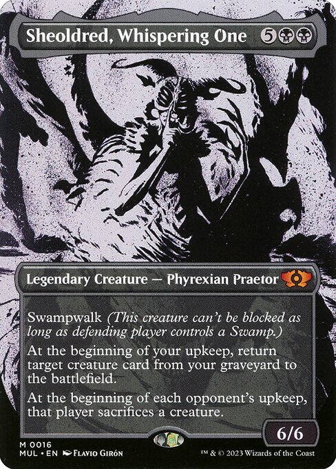 Magic the Gathering Card - Sheoldred, Whispering One - MTG Circle