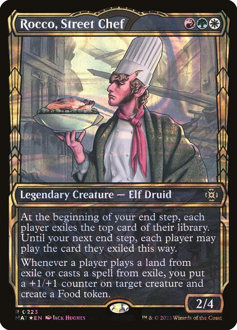 Magic the Gathering Card - Rocco, Street Chef - MTG Circle