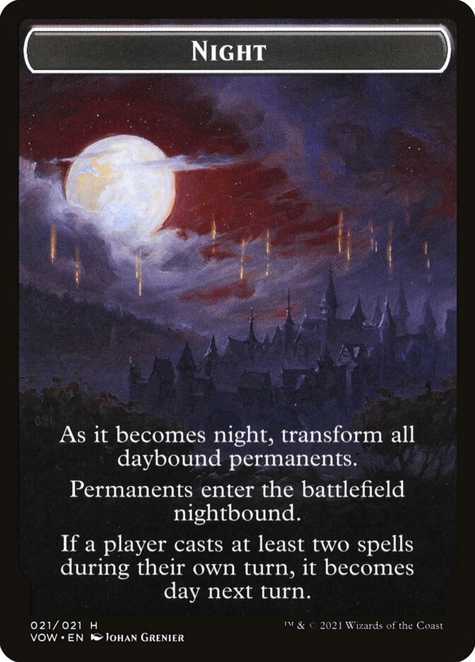 Magic the Gathering Card - Night - MTG Circle