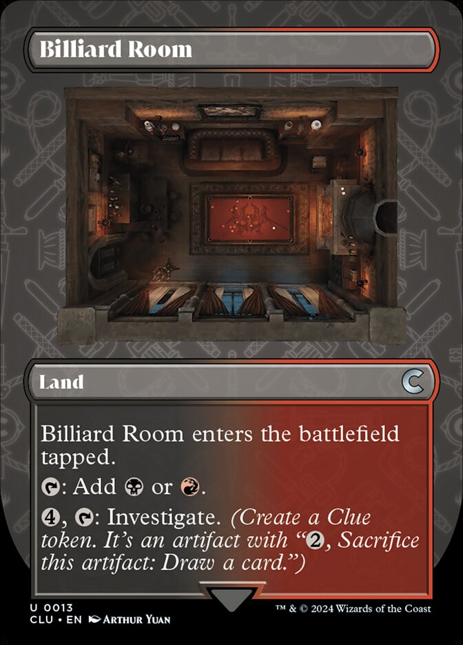 Magic the Gathering Card - Billiard Room - MTG Circle