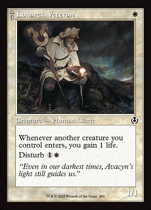 Magic the Gathering Card - Lunarch Veteran - MTG Circle