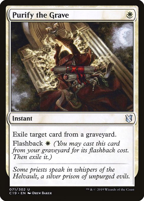 Magic the Gathering Card - Purify the Grave - MTG Circle