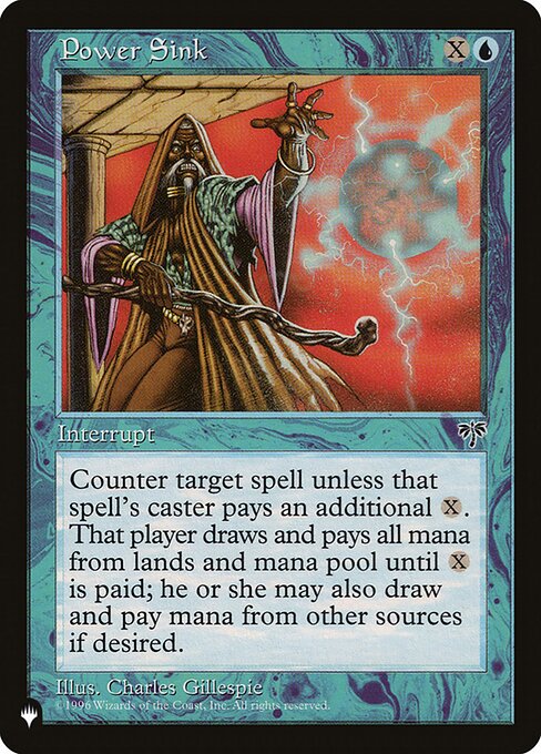 Magic the Gathering Card - Power Sink - MTG Circle