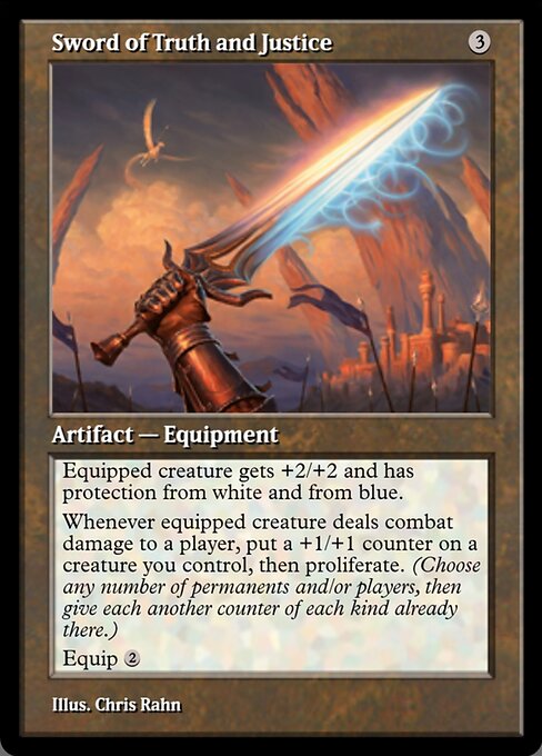 Magic the Gathering Card - Sword of Truth and Justice - MTG Circle