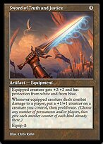 Magic the Gathering Card - Sword of Truth and Justice - MTG Circle
