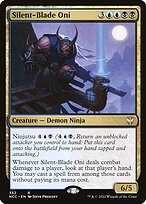 Magic the Gathering Card - Silent-Blade Oni - MTG Circle