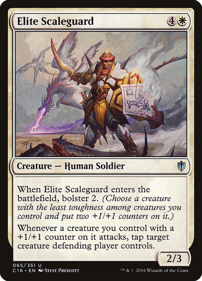 Magic the Gathering Card - Elite Scaleguard - MTG Circle