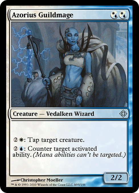 Magic the Gathering Card - Azorius Guildmage - MTG Circle