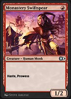 Magic the Gathering Card - Monastery Swiftspear - MTG Circle