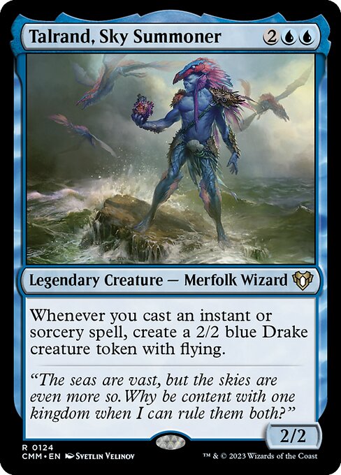 Magic the Gathering Card - Talrand, Sky Summoner - MTG Circle
