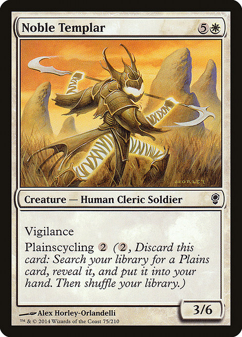 Magic the Gathering Card - Noble Templar - MTG Circle