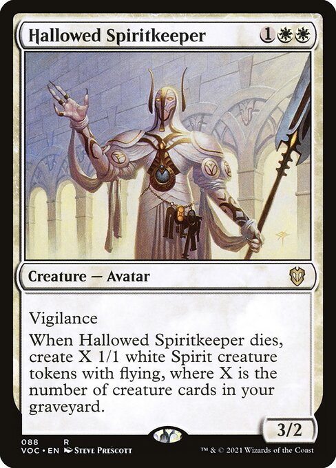 Magic the Gathering Card - Hallowed Spiritkeeper - MTG Circle