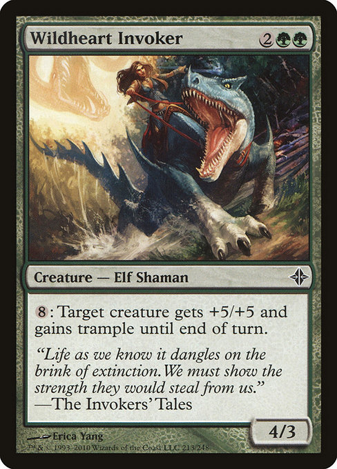 Magic the Gathering Card - Wildheart Invoker - MTG Circle