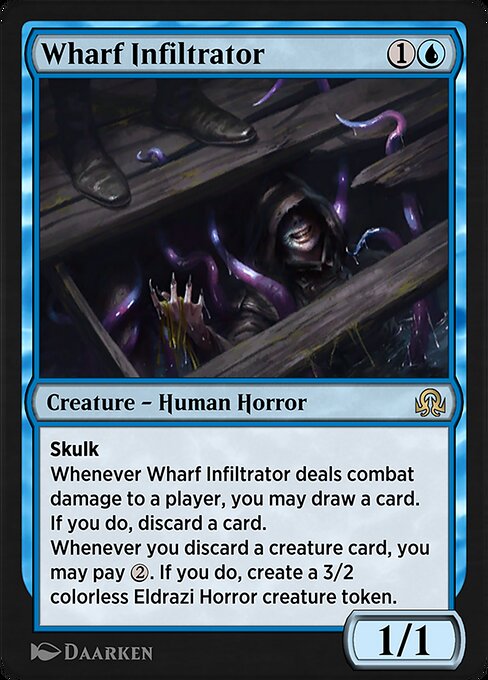 Magic the Gathering Card - Wharf Infiltrator - MTG Circle