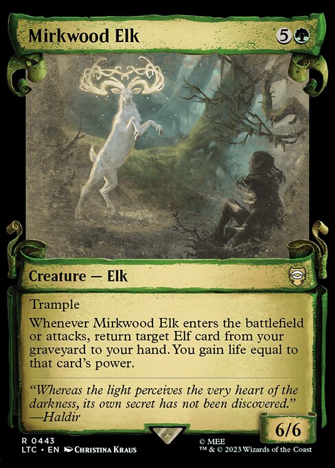 Magic the Gathering Card - Mirkwood Elk - MTG Circle