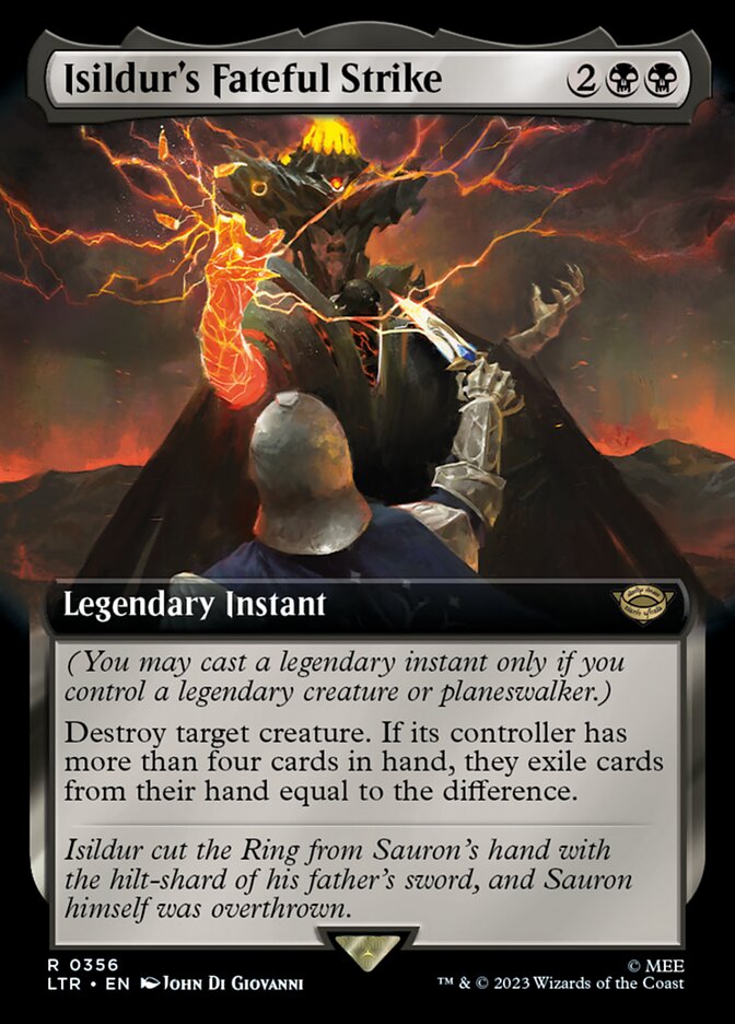 Magic the Gathering Card - Isildur's Fateful Strike - MTG Circle