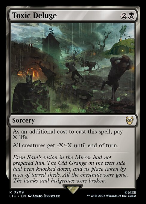 Magic the Gathering Card - Toxic Deluge - MTG Circle