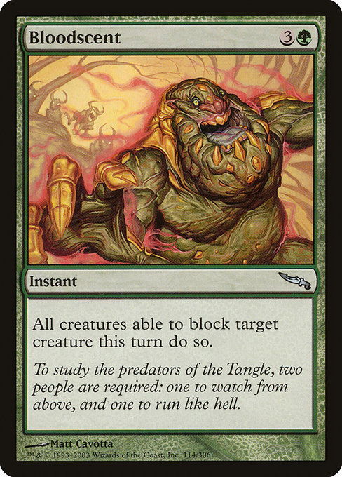 Magic the Gathering Card - Bloodscent - MTG Circle