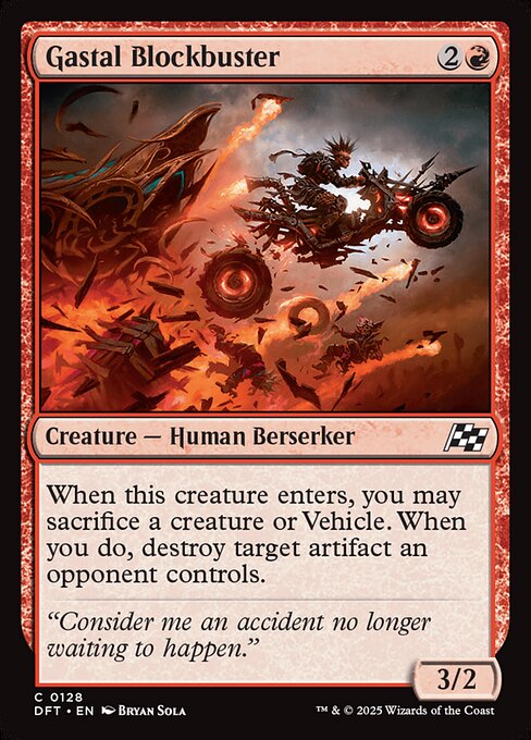Magic the Gathering Card - Gastal Blockbuster - MTG Circle