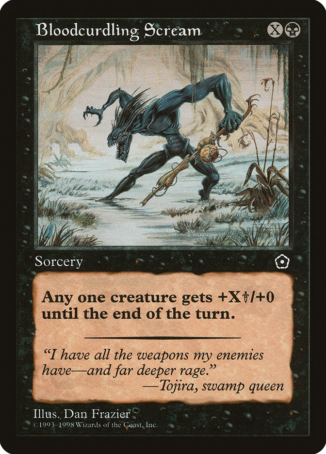 Magic the Gathering Card - Bloodcurdling Scream - MTG Circle